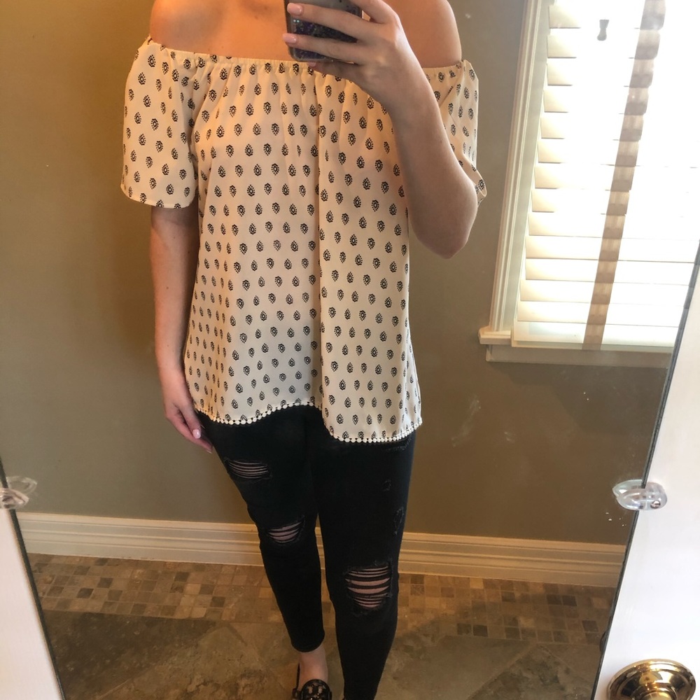 Off the shoulder top